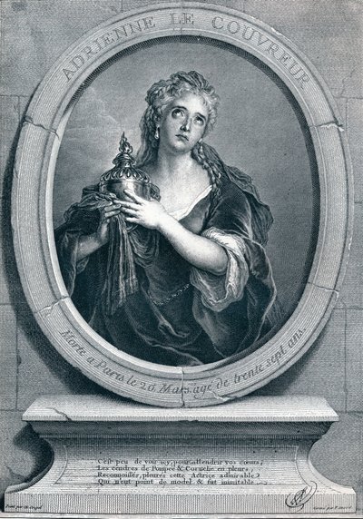 Adrienne Lecouvreur 1692-1730 Cornelia, 1903 tekijältä Pierre Imbert Drevet