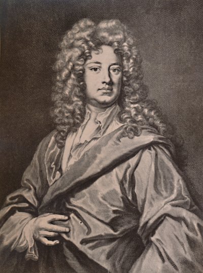 Charles Montagu, Halifaxin ensimmäinen jaarli, englantilainen runoilija ja poliitikko, 1700-luvun alku 1894 tekijältä Pierre Imbert Drevet