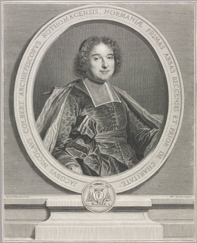 Jacques-Nicolas Colbert. tekijältä Pierre Imbert Drevet