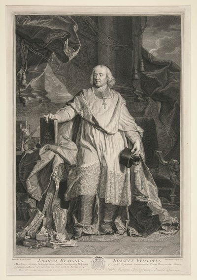 Jacques Benigne Bossuetin muotokuva tekijältä Pierre Imbert Drevet
