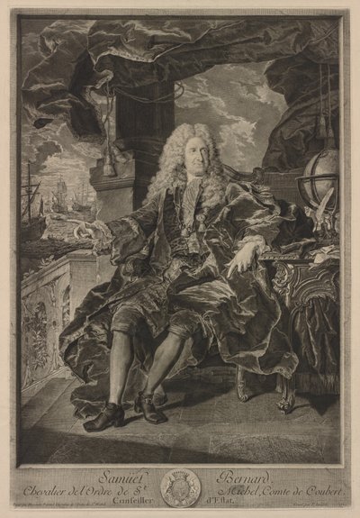 Samuel Bernard. tekijältä Pierre Imbert Drevet