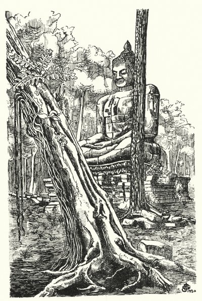 Tep Pranamin Buddha (kaiverrus) tekijältä Pierre Jeannerat de Beerski