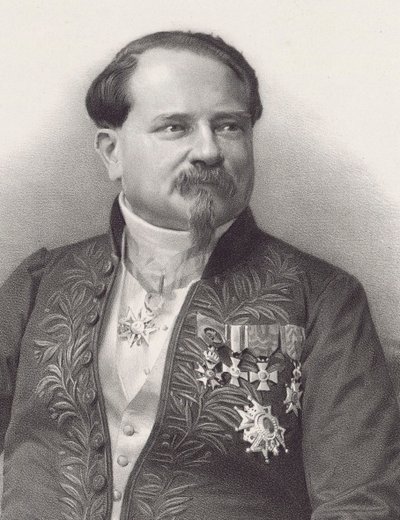 Muotokuva säveltäjä Jean-Georges Kastnerista 1810-1867, 1866. tekijältä Pierre Lanith Petit