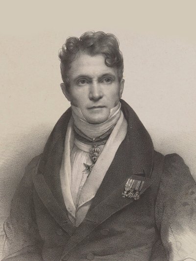 Retrat del director i compositor Gaspare Spontini 1774-1851, 1830. finlandès tekijältä Pierre Louis Henri Grevedon