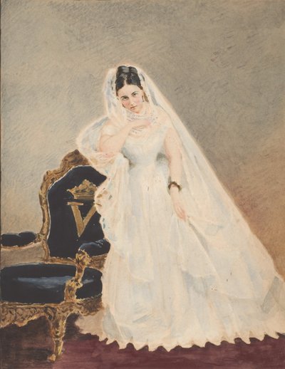 Taidemaalari Derelitta, 1860-luku. tekijältä Pierre Louis Pierson