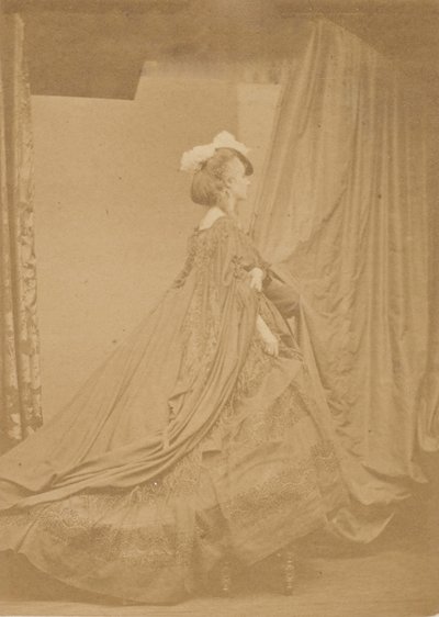 Toinen höyhenhattu, 1860-luku. tekijältä Pierre Louis Pierson