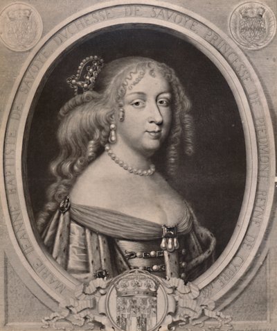 Marie Jeanne Baptiste, Savoyn herttuatar, 1600-luvun loppu 1894 tekijältä Pierre Louis van Schuppen