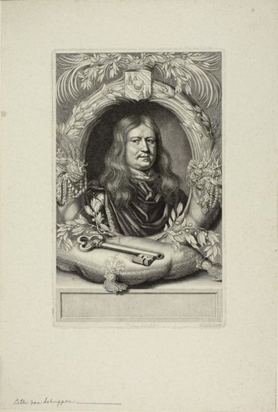 Miehen muotokuva tekijältä Pierre Louis van Schuppen
