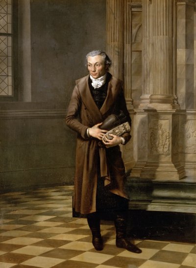 Arkeologi Alexandre Lenoirin muotokuva 1761-1839 tekijältä Pierre Maximilien Delafontaine