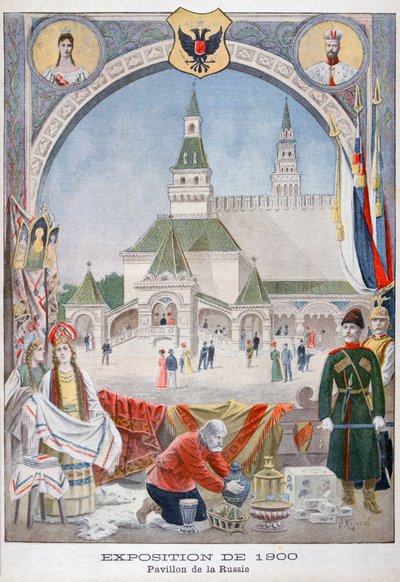 Venäjän paviljonki vuoden 1900 yleisnäyttelyssä, Pariisi, 1900 tekijältä Pierre Mejanel