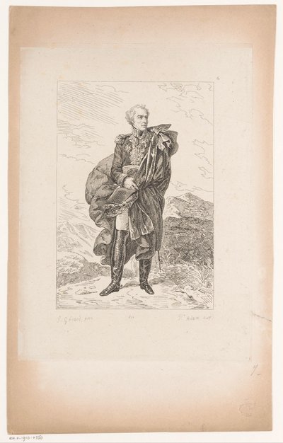 Kenraali Maximilien Sébastien Foyn muotokuva Kokoelma historiallisia muotokuvia Baron Gérardista (sarjan nimi) Kokoelma Portraits Historiques de Mr. le Baron Gerard (sarjan nimi) tekijältä Pierre Michel Adam
