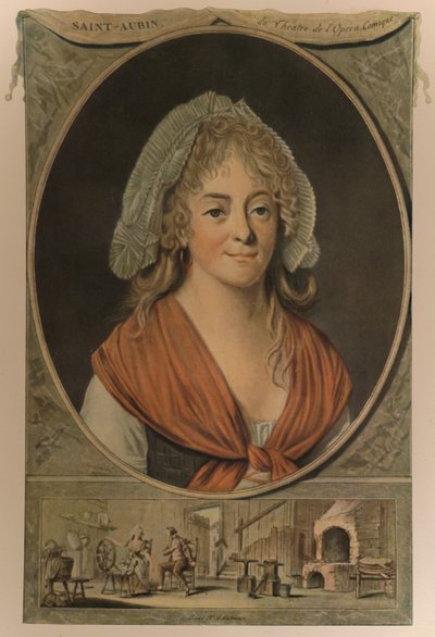 Madame Saint-Aubin, 1700-luvun loppu, 1913 tekijältä Pierre Michel Alix