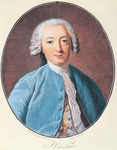 Claude Adrien Helvetiuksen muotokuva tekijältä Pierre Michel Alix