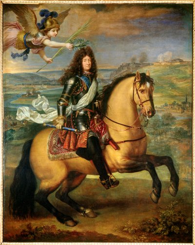 Ludvig XIV:n ratsastusmuotokuva tekijältä Pierre Mignard