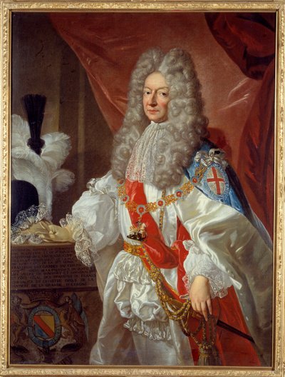 Antonin Nompar de Caumont, Lauzunin herttua (1633-1723), Ranskan marechal ja Montpensierin herttuattaren Grande Mademoisellen puoliso Pierre Mignardin (1612-1695) maalaus 1600-luvun La Rochelle, Antoninin muotokuva - des Beaux Arts tekijältä Pierre Mignard