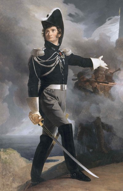 Kenraali Louis Duverger, markiisi de La Rochejaquelein 1777-1815, noin 1819. tekijältä Pierre Narcisse Guérin Baron