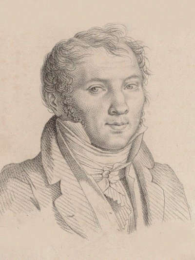 Muotokuva viulisti ja säveltäjä Louis-Luc Loiseau de Persuis 1769-1819, 1811. tekijältä Pierre Narcisse Guérin Baron