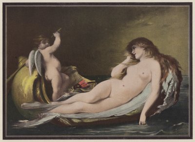 Lentäjän rakkaus (väri litho) tekijältä Pierre Oliver Joseph Coomans