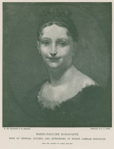 Marie-Pauline Bonaparte tekijältä Pierre Paul Prudhon