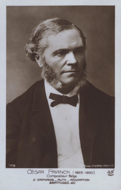 Cesar Franck, belgialainen säveltäjä ja pianisti (m/w kuva) tekijältä Pierre Petit