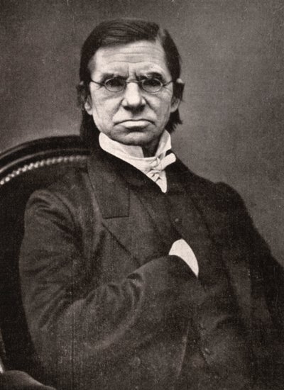 Emile Littre, ranskalainen leksikografi ja filosofi, 1800-luku tekijältä Pierre Petit