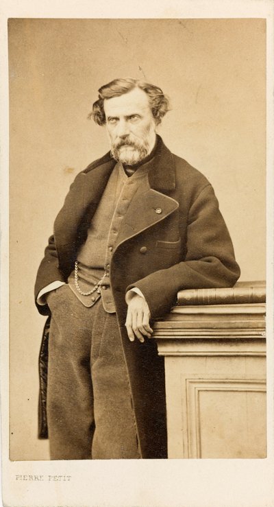 Säveltäjä Ambroise Thomasin muotokuva 1811-1896. tekijältä Pierre Petit