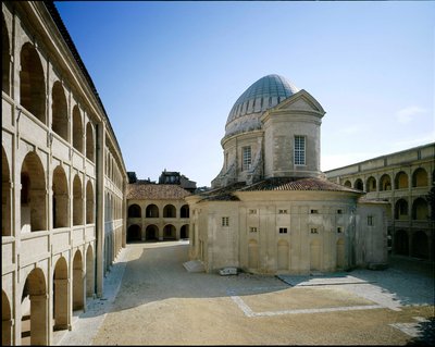 La Vieille Chariten kirkko, Marseillen luostari, Ranska. Barokkiarkkitehtuuri, Pierre Puget tekijältä Pierre Puget