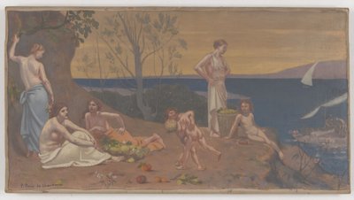 Miellyttävä maa tekijältä Pierre Puvis de Chavannes