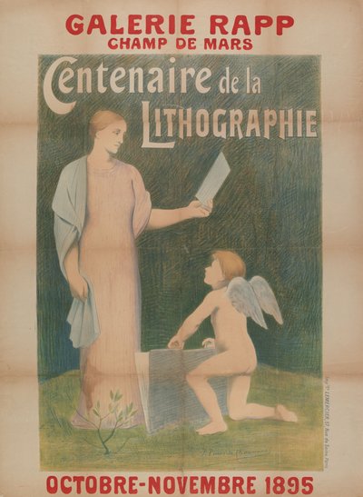 Galerie Rapp...Hundertjahrfeier der Lithographie tekijältä Pierre Puvis de Chavannes