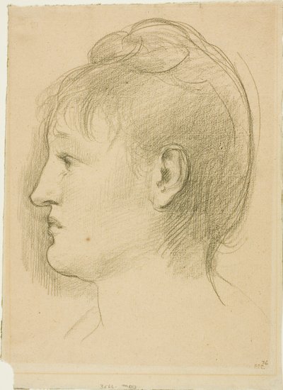 Naisen pää tekijältä Pierre Puvis de Chavannes