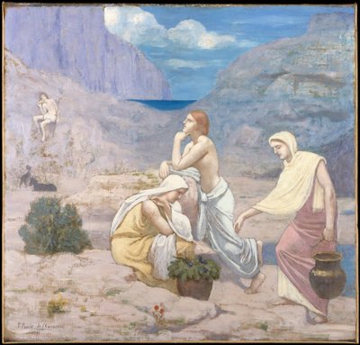Le Chant du Berger tekijältä Pierre Puvis de Chavannes