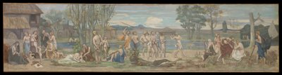 Ludus pro patria (Isänmaalliset kisat) tekijältä Pierre Puvis de Chavannes