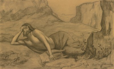 Orpheus tekijältä Pierre Puvis de Chavannes