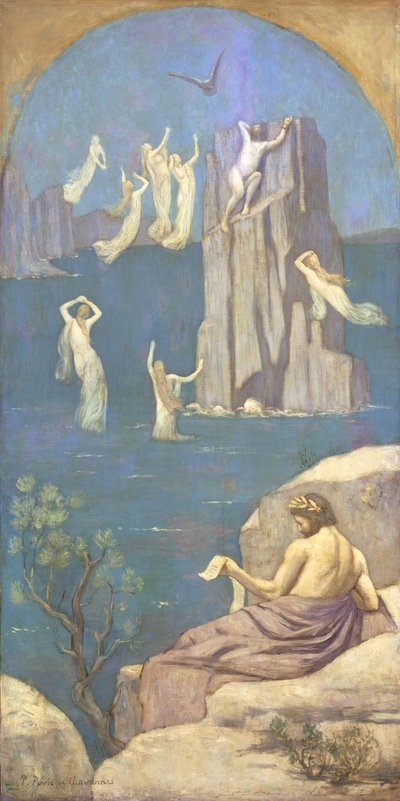 Prometheus (öljy kankaalle) tekijältä Pierre Puvis de Chavannes