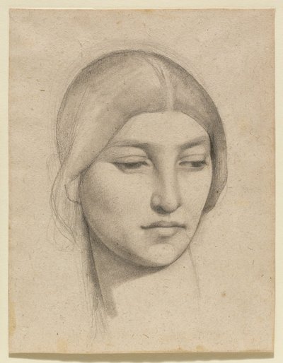 Naisen pään tutkielma tekijältä Pierre Puvis de Chavannes