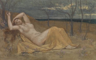 Tamaris, n. 1886-87. tekijältä Pierre Puvis de Chavannes