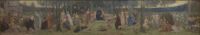 Sorbonnen allegoria tekijältä Pierre Puvis de Chavannes