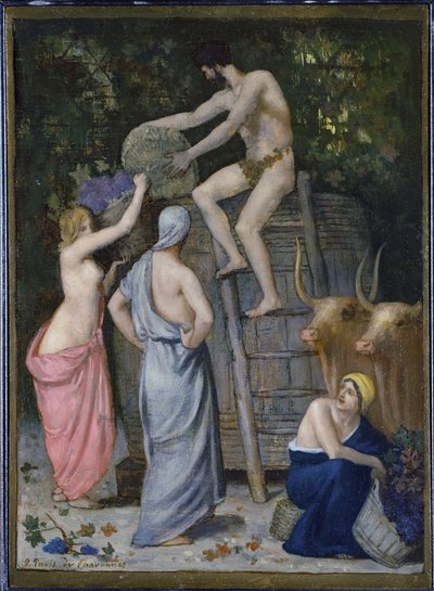 Viinipuristin tekijältä Pierre Puvis de Chavannes