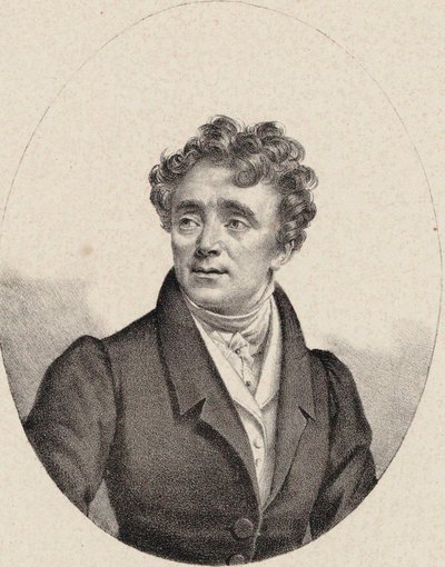 Muotokuva oopperalaulaja Louis Antoine Eléonore Ponchardista 1787-1866, noin 1835. tekijältä Pierre Roch Vigneron