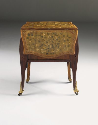 Ludvig XV lipasto, n. 1765-1770 (ormolu-asennettu tulppaanipuu, sycamore, amarantti ja marquetry) (katso myös 463004, 465390 ja 465391) tekijältä Pierre Roussel