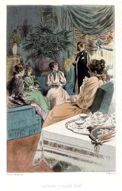 kuvitus kappaleeseen "The Woman in Paris" tekijältä Pierre Vidal