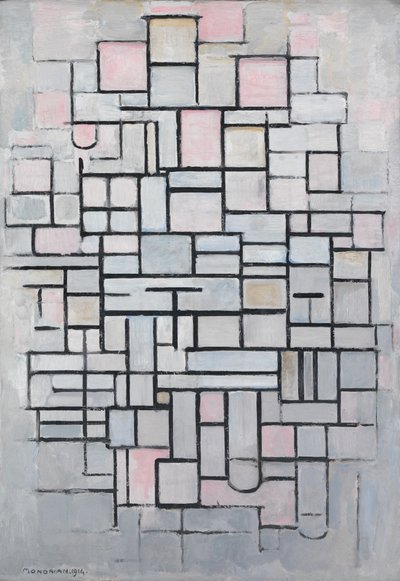 Koostumus nro IV tekijältä Piet Mondrian