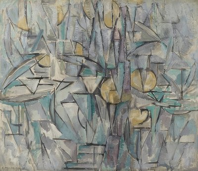 Sävellys X. 1911 tekijältä Piet Mondrian
