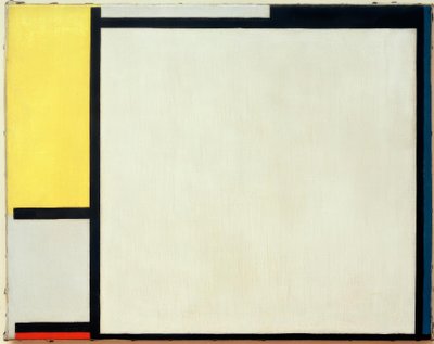 Koostumus Gelb, Schwarz, Blau, Rot ja Grau tekijältä Piet Mondrian