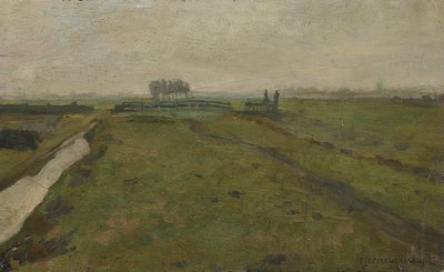 Maisema lähellä Amsterdamia, n. 1902. tekijältä Piet Mondrian