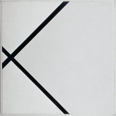 pastillikoostumus kahdella rivillä tekijältä Piet Mondrian