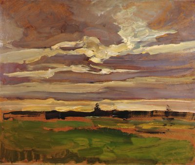 Kuun maisema tekijältä Piet Mondrian