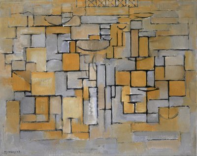 Maalaus nro II Koostumus nro XV Koostumus 4, 1913. tekijältä Piet Mondrian
