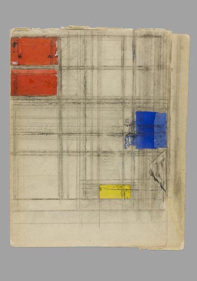 Tutkimus sävellystä varten tekijältä Piet Mondrian