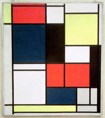 Taulukko II tekijältä Piet Mondrian